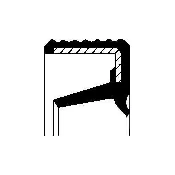 Těsnění převodovky Těsnicí kroužek hřídele, hřídel převodovky CORTECO 01033405B