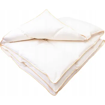 přikrývka PŘIKRÝVKA Z PEŘÍ A CHLUPŮ 200x220 PŘÍRODNÍ POLOPÉŘOVÁ POLSKÝ VÝROBEK PREMIUM