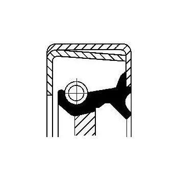 Těsnění převodovky Těsnicí kroužek hřídele, hřídel převodovky CORTECO 01019153B