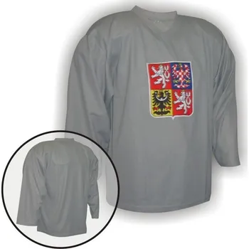Hokejový dres Hokejový dres Camp ČR šedý, brankář - velikost XS