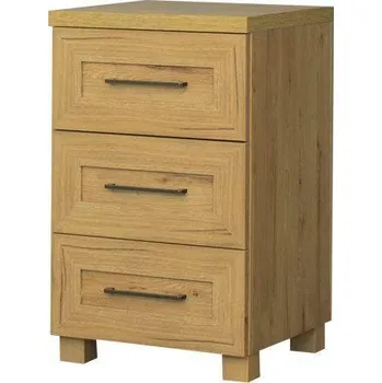 Zásuvkový kontejner Kontejner MA52-DSC, Majorka se šuplíky dub soma tmavý, 45 x 75 x 49 cm