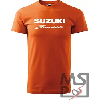 MSP Pánské triko s moto motivem Suzuki Bandit XL oranžové