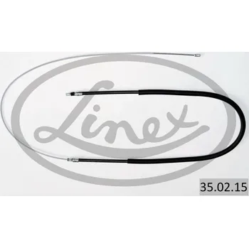 Lanko parkovací brzdy Tažné lanko, parkovací brzda LINEX 35.02.15