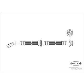Brzdová hadice Brzdová hadice CORTECO 19032490