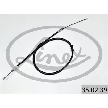 Lanko parkovací brzdy Tažné lanko, parkovací brzda LINEX 35.02.39
