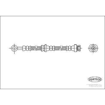 Brzdová hadice Brzdová hadice CORTECO 19032231