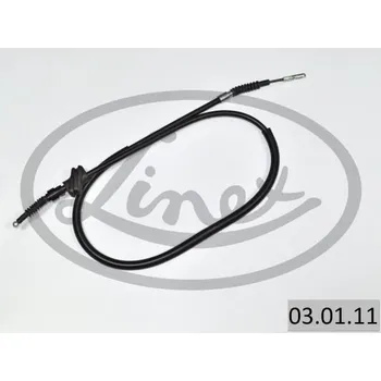 Lanko parkovací brzdy Tažné lanko, parkovací brzda LINEX 03.01.11