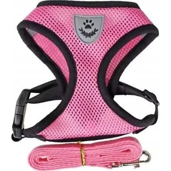 Postroj pro psa REFLEX Kšírky pro psa s vodítkem M - růžové