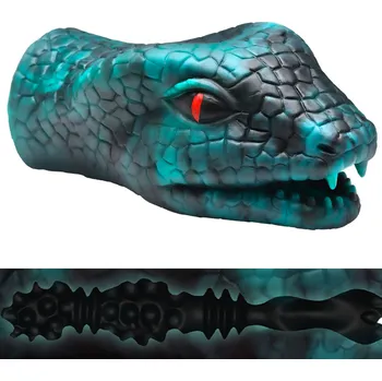 Creature Cocks Serpentine Stroker Silicone Masturbator Green