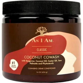 Čisticí kondicionér na vlasy As I Am Coconut Cowash, kokosový krém, 454 g