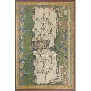 Koberec Koberec Koberec s Efektním Potiskem Krišna s kravami gobelín 80x120 cm