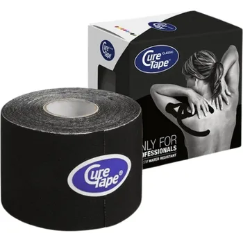 Tejpovací páska Kineziologický tejp CureTape® Classic černý - 5 cm x 5 m Prodyšné a hypoalergenní