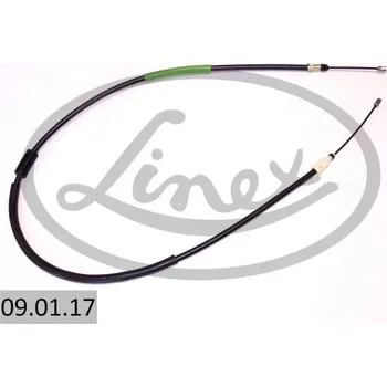 Lanko parkovací brzdy Tažné lanko, parkovací brzda LINEX 09.01.17