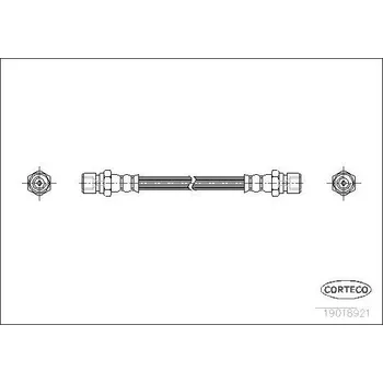 Brzdová hadice Brzdová hadice CORTECO 19018921