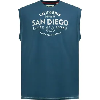 Nátělník Tričko bez rukávů s potiskem - v nadměrné velikosti 4427