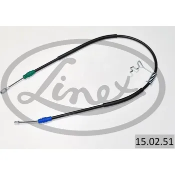 Lanko parkovací brzdy Tažné lanko, parkovací brzda LINEX 15.02.51
