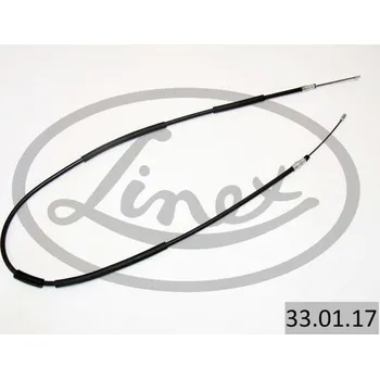 Lanko parkovací brzdy Tažné lanko, parkovací brzda LINEX 33.01.17