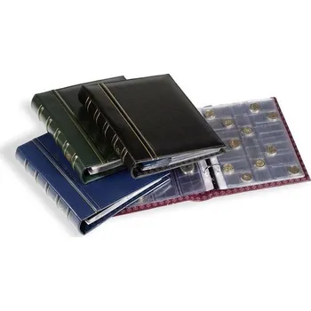 Obal pro sběratelský předmět Leuchtturm Album na mince OPTIMA + 10 listů OPTIMA (bez kazety) černá