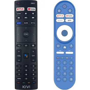 Dálkový ovladač KIVI KidsTV 40F760QB, 50U730QB, 55U760QB, 65U760QB, 32F760QB - originální dálkový ovladač s hlasovým ovládáním