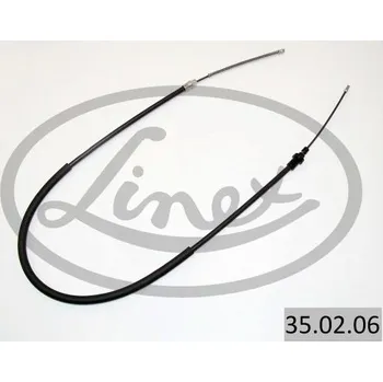 Lanko parkovací brzdy Tažné lanko, parkovací brzda LINEX 35.02.06