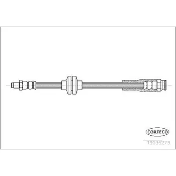 Brzdová hadice Brzdová hadice CORTECO 19035273