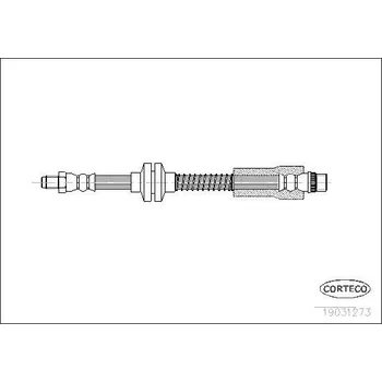 Brzdová hadice Brzdová hadice CORTECO 19031273