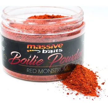Boilies Proteinové kuličky v prášku Massive Baits BoIlie Powder Red Monstrum 150g