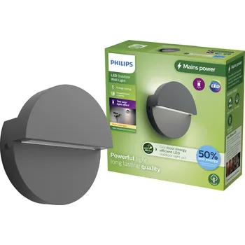Venkovní osvětlení Philips LED Valor 929004140601 venkovní nástěnné LED osvětlení LED 8.6 W antracitová