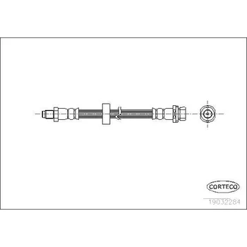 Brzdová hadice Brzdová hadice CORTECO 19032284