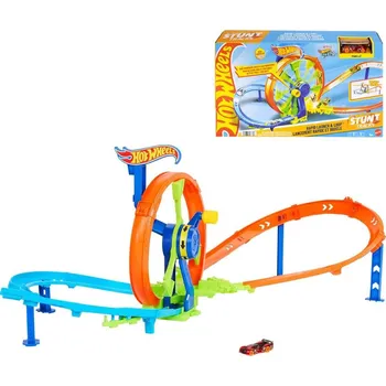 autodráha MATTEL HOT WHEELS Řetězový náraz set akční dráha s autíčkem