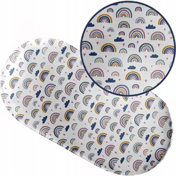 Prostěradlo PROSTĚRADLO DO KORBIČKY KOČÁRKU KOLÉBKY BAVLNA