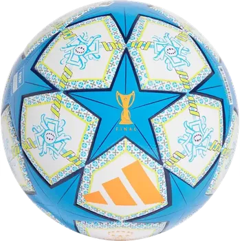 Fotbal Fotbalový míč Adidas UWCL League 24/25 velikost 5 bílo-modrý