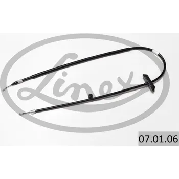 Lanko parkovací brzdy Tažné lanko, parkovací brzda LINEX 07.01.06