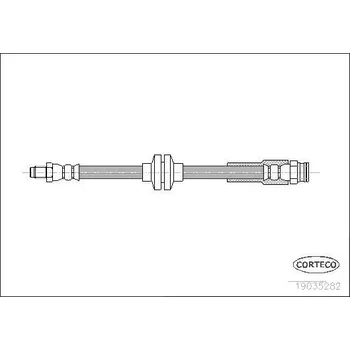 Brzdová hadice Brzdová hadice CORTECO 19035282