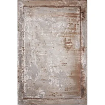 Koberec Koberec do obýváku Rozměr: 150x225 cm Rezavý plech, industriální styl