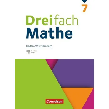 Cizí jazyk Dreifach Mathe 7. Schuljahr - Baden-Württemberg - Schulbuch mit digitalen Hilfen, Erklärfilmen und Wortvertonungen