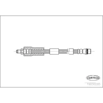 Brzdová hadice Brzdová hadice CORTECO 19030285
