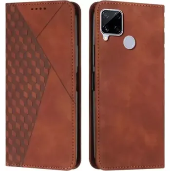 Pouzdro na mobilní telefon S-T-A-R Kožené pouzdro Realme 7i Global ( 4G ) hnědé, brown, model knížka, řada CLASSIC magnetic