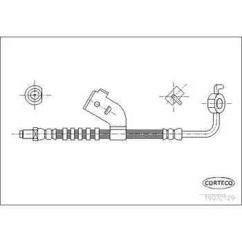 Brzdová hadice Brzdová hadice CORTECO 19032129