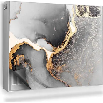 Obraz Magnetická podložka na radiátor, kryt 80 x 60 cm šedá