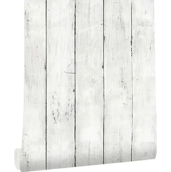 Fototapeta Samolepka Tapeta samolepicí imitace BÍLÉ DESKY šedé dřevo 10 m x 45 cm