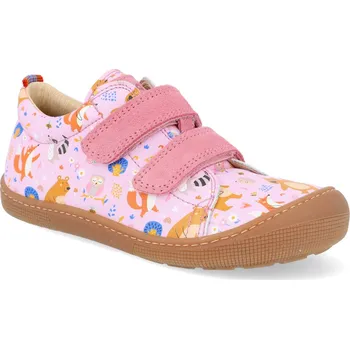Barefoot dětské tenisky Koel - Danny Print Bear Pink růžové Velikost: 29