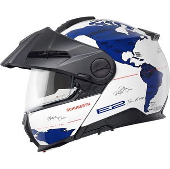 Helma na motorku Vyklápěcí přilba schuberth e2 atlas blue l 59