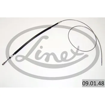 Lanko parkovací brzdy Tažné lanko, parkovací brzda LINEX 09.01.48