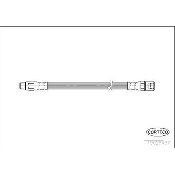Brzdová hadice Brzdová hadice CORTECO 19026437
