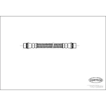 Brzdová hadice Brzdová hadice CORTECO 19018889