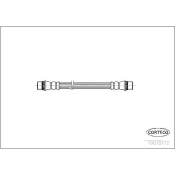 Brzdová hadice Brzdová hadice CORTECO 19018172