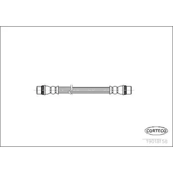 Brzdová hadice Brzdová hadice CORTECO 19018158