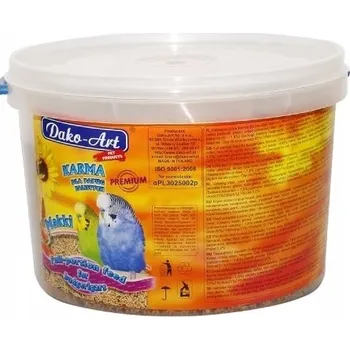 Krmivo pro ptáka Krmivo pro vlnité papoušky Dako-Art 6 kg