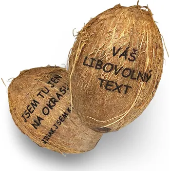 Žertovný předmět GRAVENO Kokosák s VLASTNÍM textem